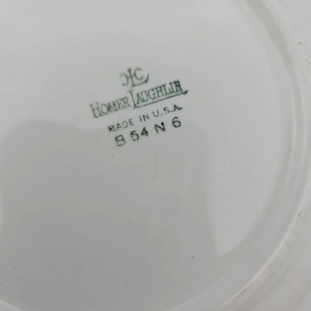 Homer Laughlin Lifetime China Imperial Cavalier Vintage Serving Bowl Rimmed Soup